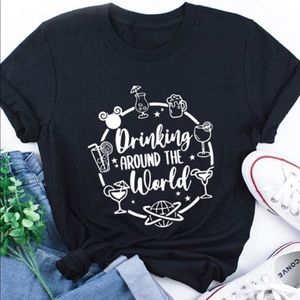 T-shirt, drinking around the world
